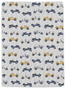 Prešívaná deka a obliečka na vankúš v súprave z bavlneného saténu 140x200 cm – Butter Kings