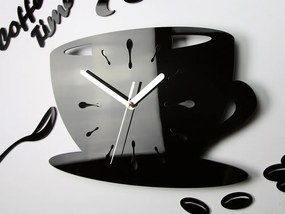 Moderné nástenné hodiny Cup Clock NH015