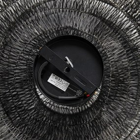 Orientálne stropné svietidlo čierne 45 cm - Vadi