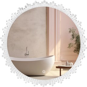 Rea Zrkadlo ⌀60 cm s regulovateľným LED osvetlením HOM-01500