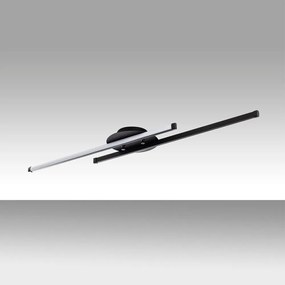 Čierne LED stropné svietidlo 10x86 cm Umut – Opviq lights