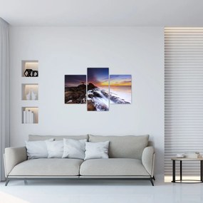 Obraz hory v hmle (90x60 cm)