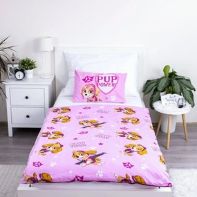 Bavlnené posteľné obliečky Labková patrola – Paw Patrol - motív Pup Power - 100% bavlna - 70x90 cm + 140x200 cm