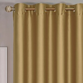 4Home Zatemňovací záves Cairo zlatá, 150 x 250 cm
