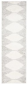 Kusový koberec Shaggy Pelta krémový atyp 80x300cm