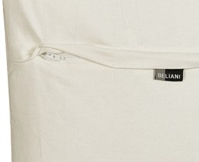 Sada 2 bavlnených vankúšov so vzorom 50 x 50 cm béžová/čierna CHITTOOR Beliani