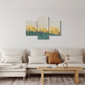 Obraz - Textúra so zlatým dekorom (90x60 cm)