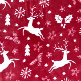 Deka RODA červená, so sobmi 866109