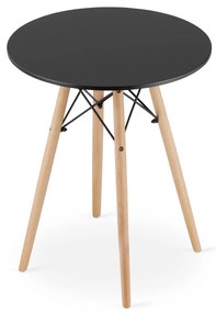Čierny jedálenský stôl OSLO 60x60