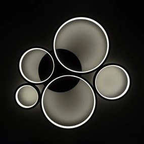 BRILAGI - LED stropné svietidlo ECHO LED/60W/230V 4000K 50x57 cm čierne