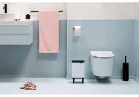 Biely oceľový odpadkový kôš 4 l Bo Hi – Brabantia