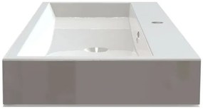 Sapho Sapho, ORINOKO umývadlo 100x42cm, liaty mramor, biela, OR100