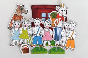 MARIONETINO Bábky a kulisy k rozprávke O kozliatkach