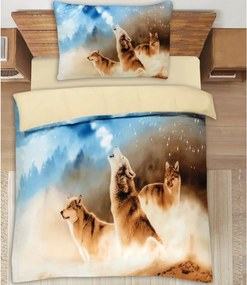 3D obliečky WOLFARA, farebné Rozmer obliečky: 70 x 90 cm | 140 x 200 cm