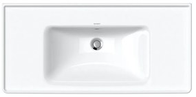 DURAVIT D-Neo umývadlo na skrinku bez otvoru, s prepadom, 1005 x 480 mm, biela, s povrchom WonderGliss, 23671000601