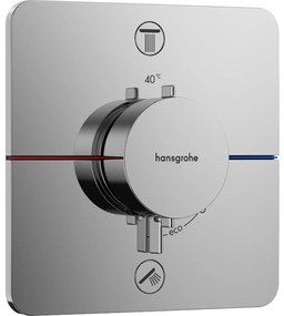 Hansgrohe ShowerSelect Comfort Q - Termostat pod omietku pre 2 spotrebiče s EN1717, chróm 15586000