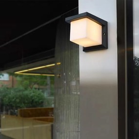 Toolight Toolight, nástenné svietidlo 16x16x19 cm, 1xE27, RSL014-1W, čierna matná, OSW-10245