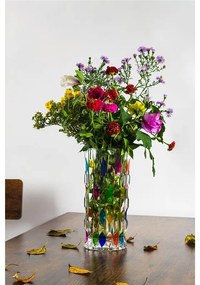 KRIŠTÁĽOVÁ VÁZA BOHEMIA PRESTIGE JOKER BLUSH 280MM