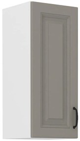 Kuchynská skrinka Stilo claygrey/biely 30g/72 1f