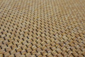 Timzo, Kusový koberec Nature terra kruh, 300x300 (priemer) kruh, oranžová, chodba / predsieň