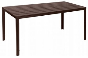 Záhradný cateringový stôl - hnedá | 156x78cm
