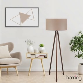 Stojacia lampa AYD 1xE27/40W/230V hnedá