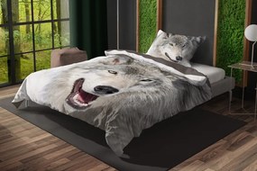 Bavlnené detské obliečky WOLF 140x200cm