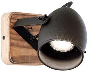 Brilliant - Nástenné bodové svietidlo CROWTON 1xGU10/6W/230V borovica