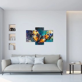 Obraz - Motýľ, olejomaľba (90x60 cm)