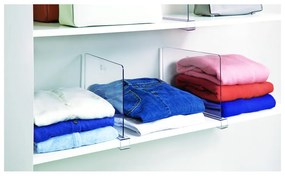 Transparentný rozdeľovač políc iDesign The Home Edit, dĺžka 30,9 cm