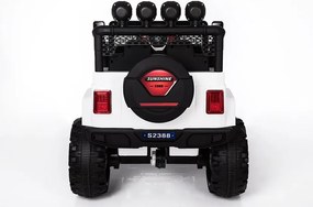 LEAN CARS Elektrické autíčko Jeep S2388 biele 4x45W