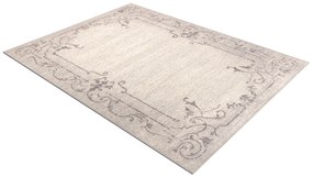 Koberec vlnený ANGEL 6623 / 52022 ornament, s rámom, béžový