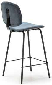 Modré barové stoličky v súprave 2 ks (výška sedadla 66 cm) Arus – Marckeric
