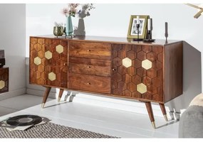 Komoda 39947 145cm Drevo Acacia  - Komfort-nábytok