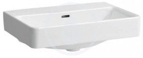 LAUFEN Pro S Umývadlo Compact, 550 mm x 380 mm, bez otvoru na batériu, biela H8189580001091