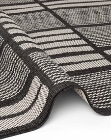 Koberec HARINGEY ALLINGTON čierny / biely