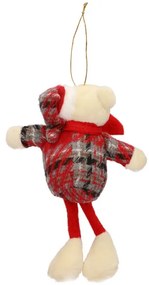Závesná vianočná dekorácia GRIDO medvedík 980453