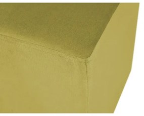 Taburet SIX 40x40 cm žltý