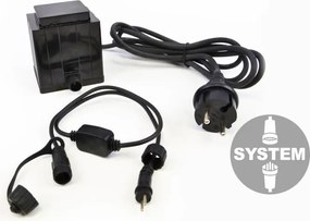 Nexos 2179 diLED svetelný dážď - 180 LED teple biela + napájanie