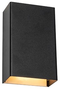 Moderná nástenná lampa čierna - Otan S