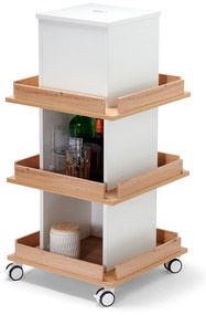 Police s úložným priestorom