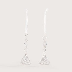 Závesná vianočná dekorácia BIJOU kužely 754029 (2 ks)