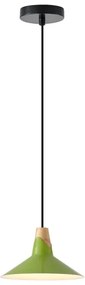 Luster na lanku 1xE27/15W/230V zelená