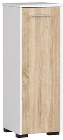 Kúpeľňová skrinka FIN S30 1D biela / sonoma