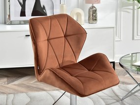 Kreslo Velma S (medená + chrómová). Akcia -19%. Vlastná spoľahlivá doprava až k Vám domov. 1110474