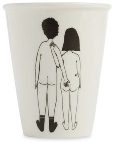 helen b Porcelánový hrnček Naked Couple Back 220 ml