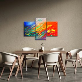 Obraz - Farebná abstrakcia (90x60 cm)