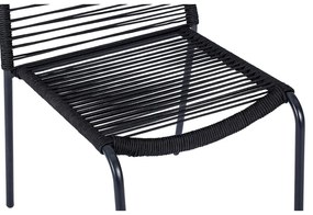 Čierna záhradná stolička Bonami Essentials Kai