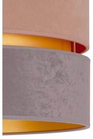 Duolla - Luster na lanku DUO 1xE27/15W/230V pr. 40 cm béžovošedá