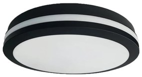 LED Vonkajšie stropné svietidlo MARLON LED/12W/230V 4000K IP54 čierna